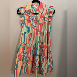 umgee NWT Color‎ Me Lucky Dress Size S